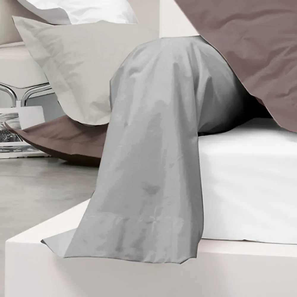 Linnea Taie de traversin uni 230X43 cm coton ALTO Alu* Taie D'Oreiller