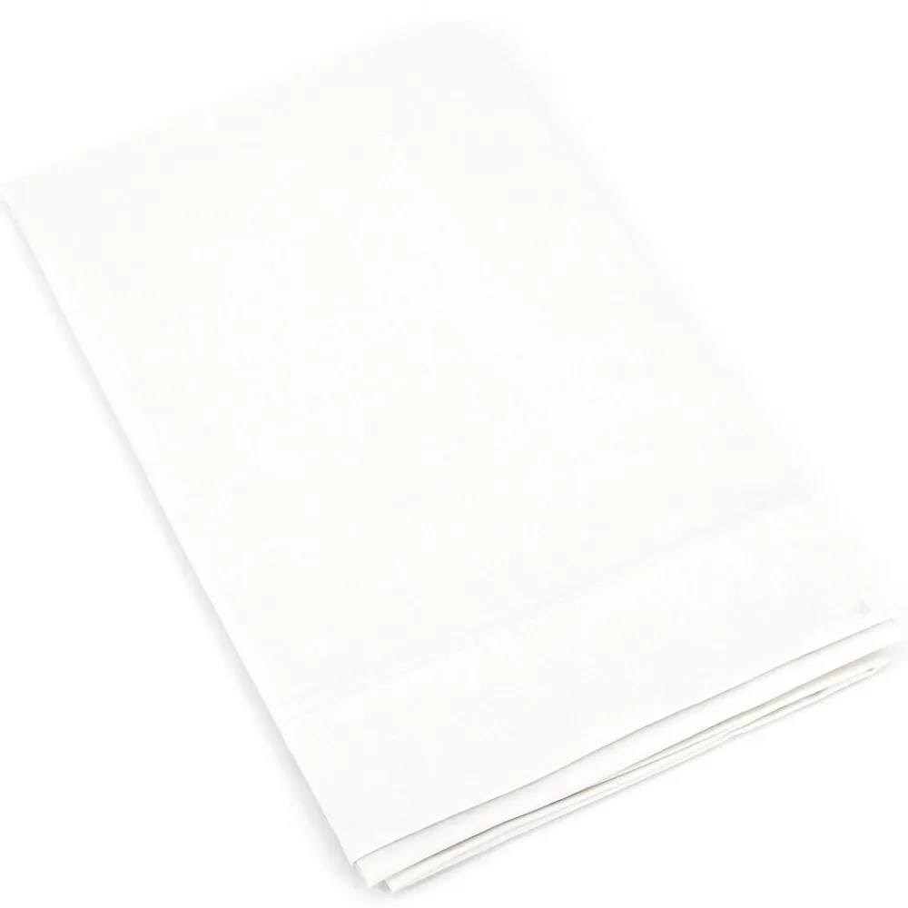 Taie de traversin uni 140x43 cm coton ALTO Blanc>Linnea Hot