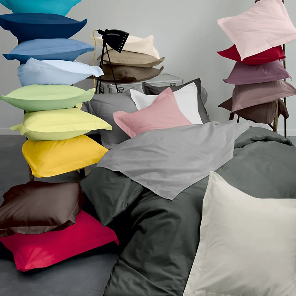 Taie de traversin uni 185X43 cm coton ALTO Belle ile>Linnea New
