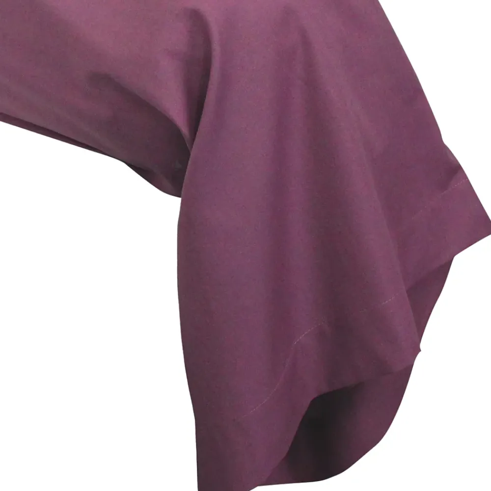 Linnea Taie de traversin uni 185X43 cm coton ALTO Raisin* Taie D'Oreiller