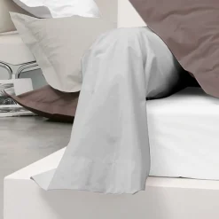 Taie de traversin uni 140x43 cm coton ALTO Calcium>Linnea Outlet