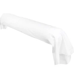 Taie de traversin uni 230x43 cm coton ALTO Blanc>Linnea New