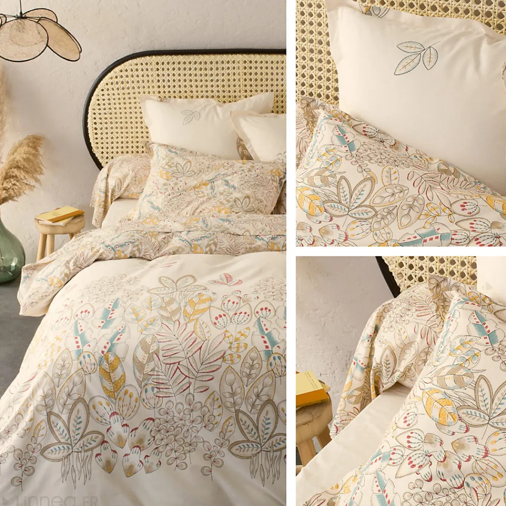 Taie de traversin 200x43 cm coton OKY écru Naturel>Linnea Discount