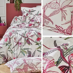 Linnea Taie de traversin 240x43 cm coton PÉNÉLOPE Rose* Taie D'Oreiller