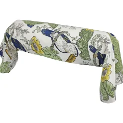 Taie de traversin 200x43 cm coton TOCO vert>Linnea New