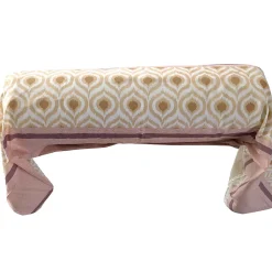 Linnea Taie de traversin 240x43 cm coton INOUK rose/beige* Taie D'Oreiller