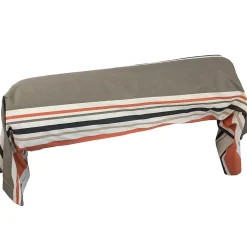 Taie de traversin 140x43 cm coton HUGO beige/corail>Linnea Sale