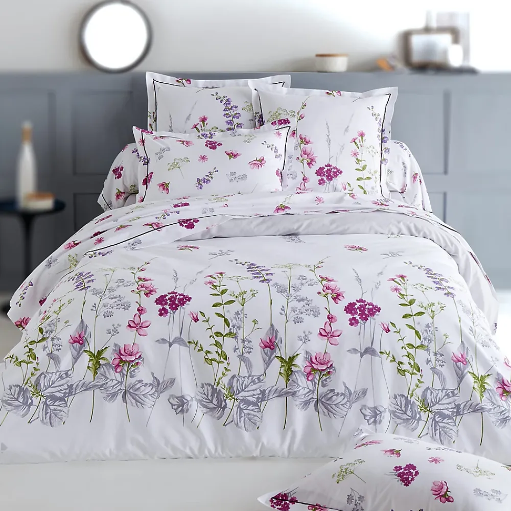 Linnea Taie de traversin 240x43 cm coton PRETTY blanc* Taie D'Oreiller