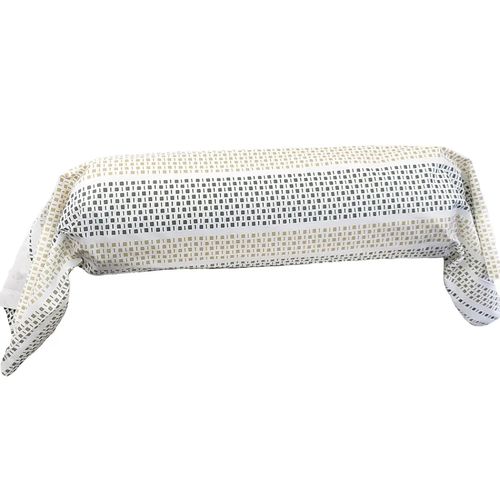 Taie de traversin 200x43 cm coton NIAGARA vert Kaki>Linnea Online