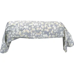 Taie de traversin 140x43 cm en percale coton LISON gris>Linnea Online