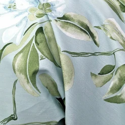 Taie de traversin 200x43 cm percale coton ELÉNA vert Nil><noscript><img width=