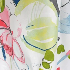 Linnea Taie de traversin 140x43 cm percale coton NENUPHAR aqua* Taie D'Oreiller