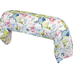 Linnea Taie de traversin 140x43 cm percale coton NENUPHAR aqua* Taie D'Oreiller