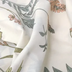 Taie de traversin 140x43 cm percale 100 % coton FÉÉRIE Blanc sauge><noscript><img width=