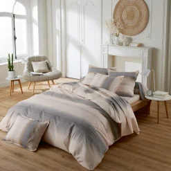 Taie de traversin 200x43 cm percale coton ESTEBAN Beige>Linnea Sale