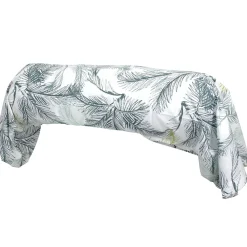 Linnea Taie de traversin 240x43 cm percale coton TRINIDAD mousson* Taie D'Oreiller