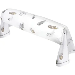 Linnea Taie de traversin 240x43 cm Percale pur coton PLUMES* Taie D'Oreiller