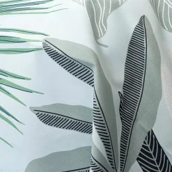 Taie de traversin 140x43 cm percale de coton MOOREA PACIFIC bleu/vert><noscript><img width=