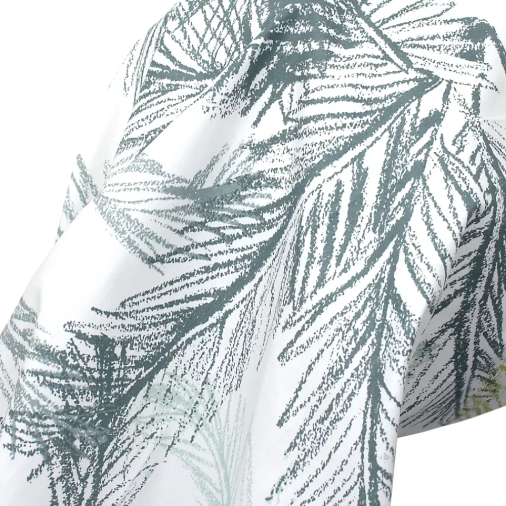 Linnea Taie de traversin 200x43 cm percale coton TRINIDAD mousson* Taie D'Oreiller
