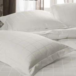Taie de traversin 43x190 cm satin CONCERTO beige Craie>Linnea New