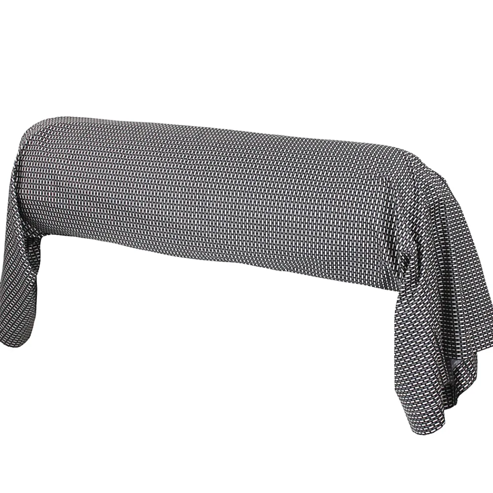 Linnea Taie de traversin 140x43 cm satin de coton ENZO noir* Taie D'Oreiller