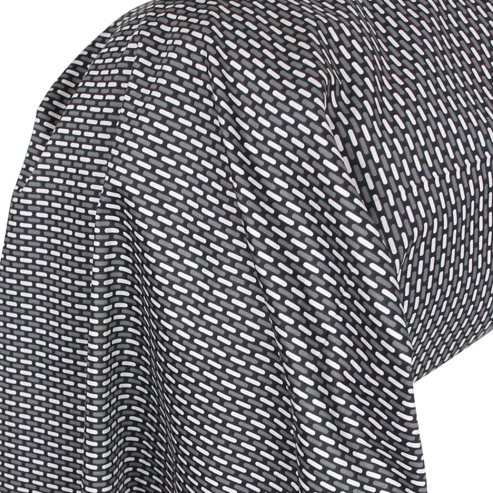 Linnea Taie de traversin 140x43 cm satin de coton ENZO noir* Taie D'Oreiller