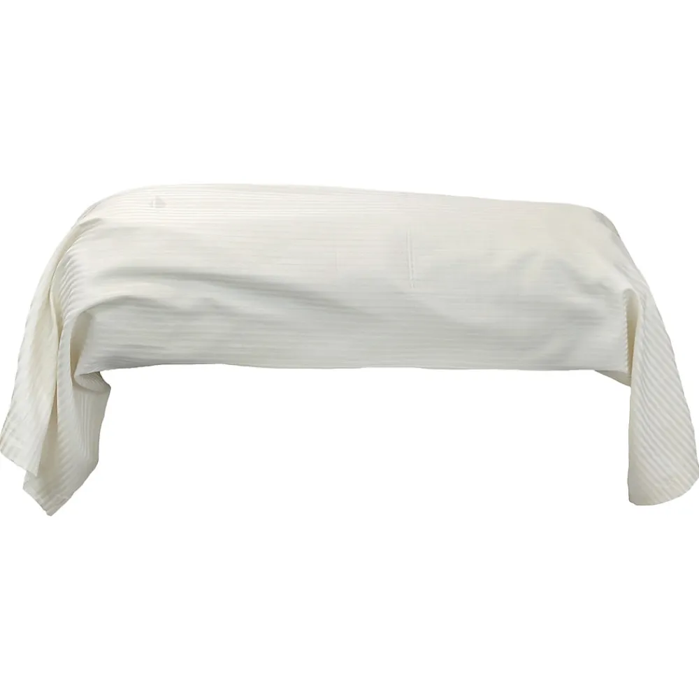 Taie de traversin 200x43 cm satin de coton GRAND HÔTEL marron sable>Linnea Sale