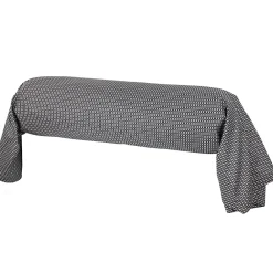 Taie de traversin 240x43 cm satin de coton ENZO noir>Linnea Best