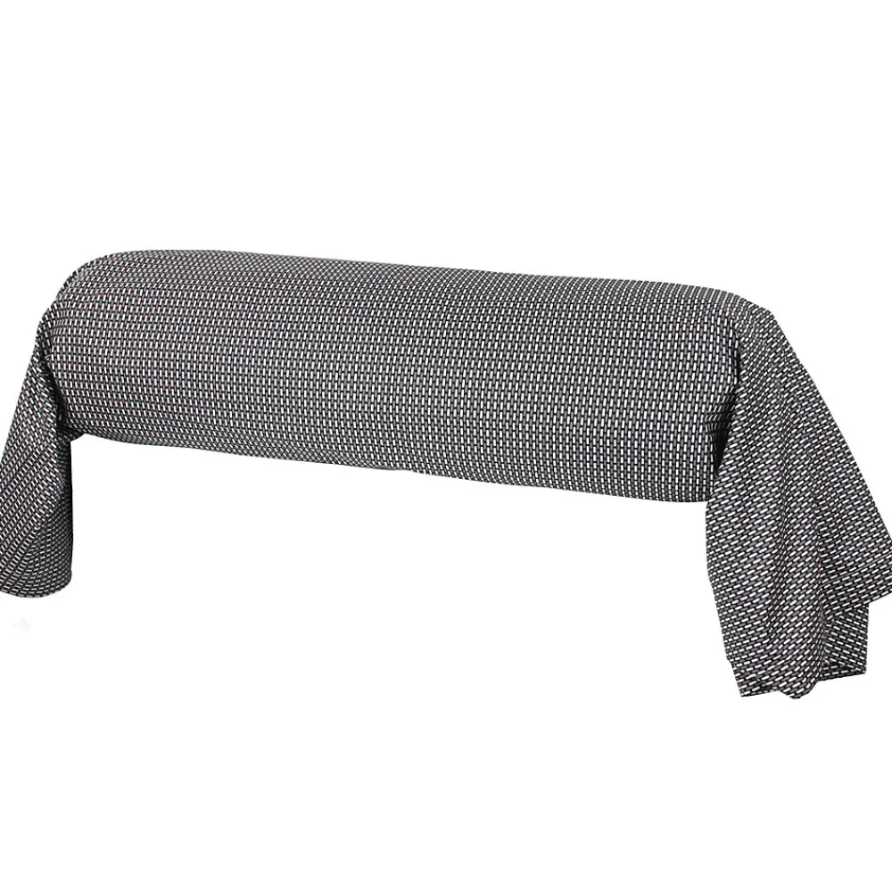 Taie de traversin 240x43 cm satin de coton ENZO noir>Linnea Best