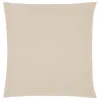 Taie d'oreiller - coton - beige lin - 63x63 cm - Atmosphera>Atmosphera Créateur D'Intérieur Online
