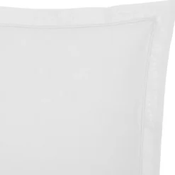 Taie d'oreiller - coton - blanc - 50x70 cm - Atmosphera><noscript><img width=