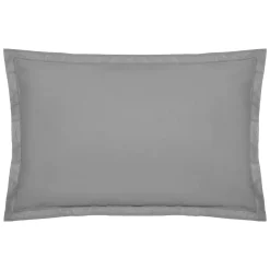 Atmosphera Créateur D'Intérieur Taie d'oreiller - coton - gris - 50x70 cm - Atmosphera* Boutis, Couvre-Lit, Édredon