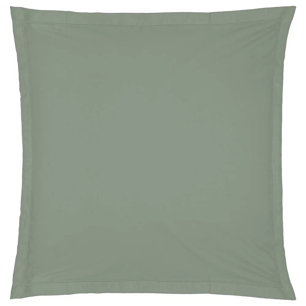 Atmosphera Créateur D'Intérieur Taie d'oreiller - coton - vert - 63x63 cm - Atmosphera* Boutis, Couvre-Lit, Édredon