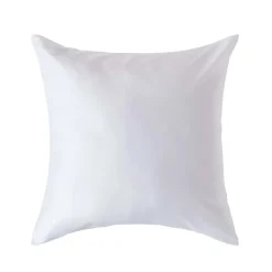 Homescapes Taie d'oreiller blanc en coton égyptien bio 400 fils, 60x60 cm -* Taie D'Oreiller