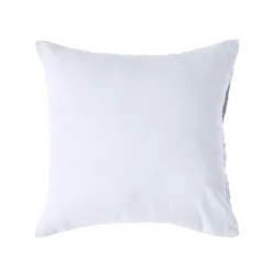 Taie d'oreiller blanc en lin lavé, 40x40 cm ->Homescapes Outlet