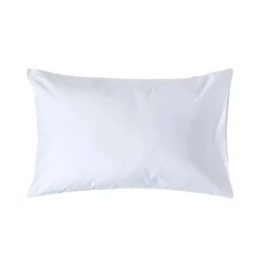 Homescapes Taie d'oreiller blanc en satin de coton égyptien 1000 fils, 50x75 cm -* Taie D'Oreiller