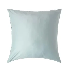 Homescapes Taie d'oreiller bleu givré en coton égyptien bio 400 fils, 80x80 cm -* Taie D'Oreiller