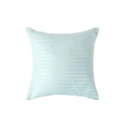 Taie d'oreiller bleu satin rayé en coton égyptien 330 fils, 40x40 cm ->Homescapes Sale