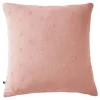 Taie d'oreiller Brodée Déco "Gaïa Boho" 60 x 60 cm & 50 x 70 cm "Gaze de Coton" - Gaïa Boho Rose Pêche - 60 x 60 cm>L'Effet Papillon Hot