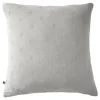 Taie d'oreiller Brodée Déco "Gaïa Boho" 60 x 60 cm & 50 x 70 cm "Gaze de Coton" - Gaïa Boho Nuage - 60 x 60 cm>L'Effet Papillon New