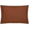 Atmosphera Créateur D'Intérieur Taie d'oreiller Carina coton 50x70cm rose terracotta - Atmosphera* Boutis, Couvre-Lit, Édredon