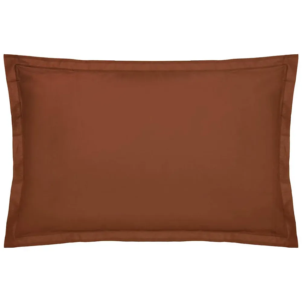 Atmosphera Créateur D'Intérieur Taie d'oreiller Carina coton 50x70cm rose terracotta - Atmosphera* Boutis, Couvre-Lit, Édredon