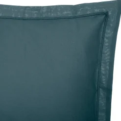 Atmosphera Créateur D'Intérieur Taie d'oreiller Carina coton 63x63cm bleu orage - Atmosphera* Boutis, Couvre-Lit, Édredon