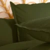 Atmosphera Créateur D'Intérieur Taie d'oreiller Carina coton 63x63cm vert kaki - Atmosphera* Boutis, Couvre-Lit, Édredon