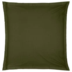 Atmosphera Créateur D'Intérieur Taie d'oreiller Carina coton 63x63cm vert kaki - Atmosphera* Boutis, Couvre-Lit, Édredon