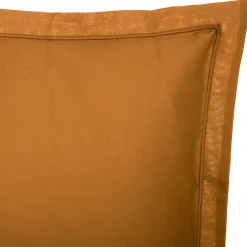 Atmosphera Créateur D'Intérieur Taie d'oreiller Carina coton 50x70cm jaune cumin - Atmosphera* Boutis, Couvre-Lit, Édredon