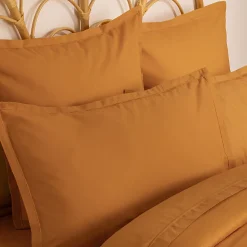 Atmosphera Créateur D'Intérieur Taie d'oreiller Carina coton 50x70cm jaune cumin - Atmosphera* Boutis, Couvre-Lit, Édredon