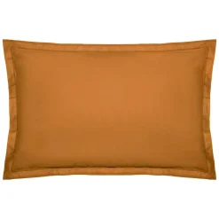 Atmosphera Créateur D'Intérieur Taie d'oreiller Carina coton 50x70cm jaune cumin - Atmosphera* Boutis, Couvre-Lit, Édredon
