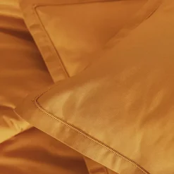 Atmosphera Créateur D'Intérieur Taie d'oreiller Carina coton 50x70cm jaune cumin - Atmosphera* Boutis, Couvre-Lit, Édredon