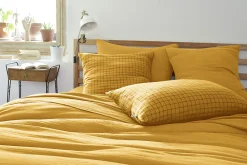 Taie d'39oreiller double gaze de coton Gaia Mixe>Eden Clearance